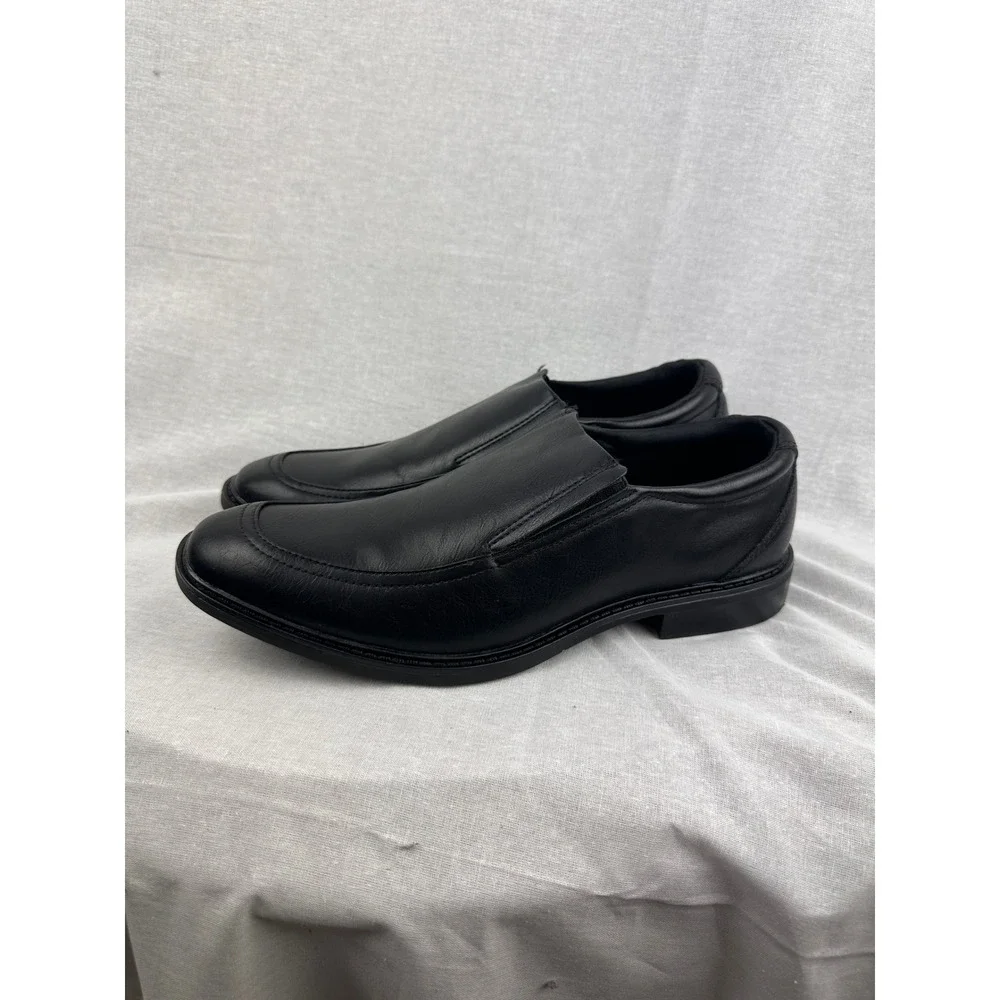 Goodfellow & Co Mens Black Slip On Loafers Dress‎ Shoes Size 9 Moc Toe Casual